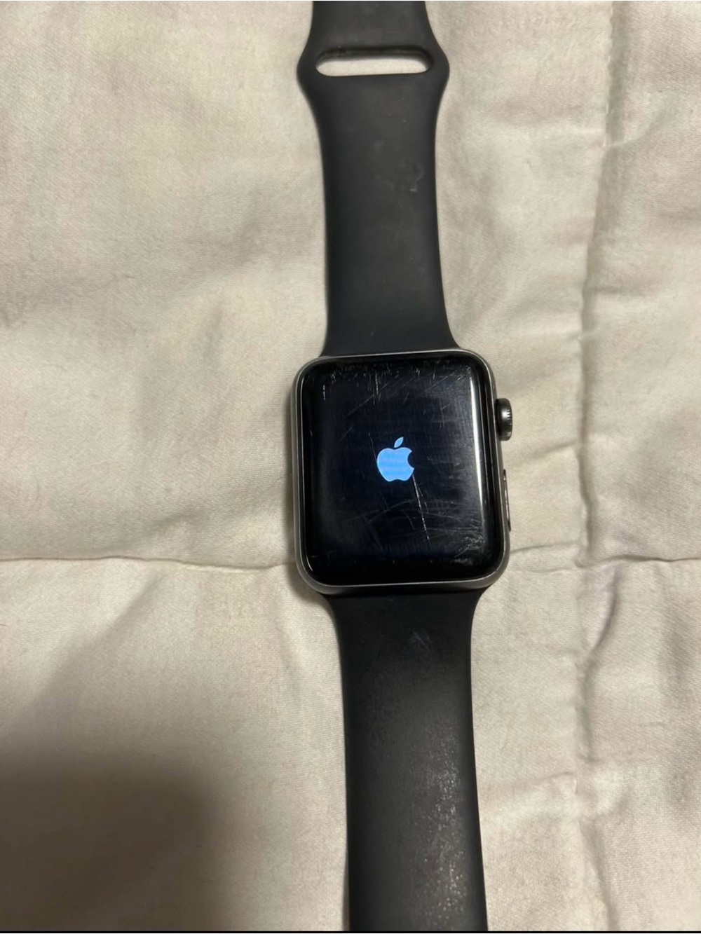 Series 3 42 mm Apple Smartwatch with Black Sport Band - Black